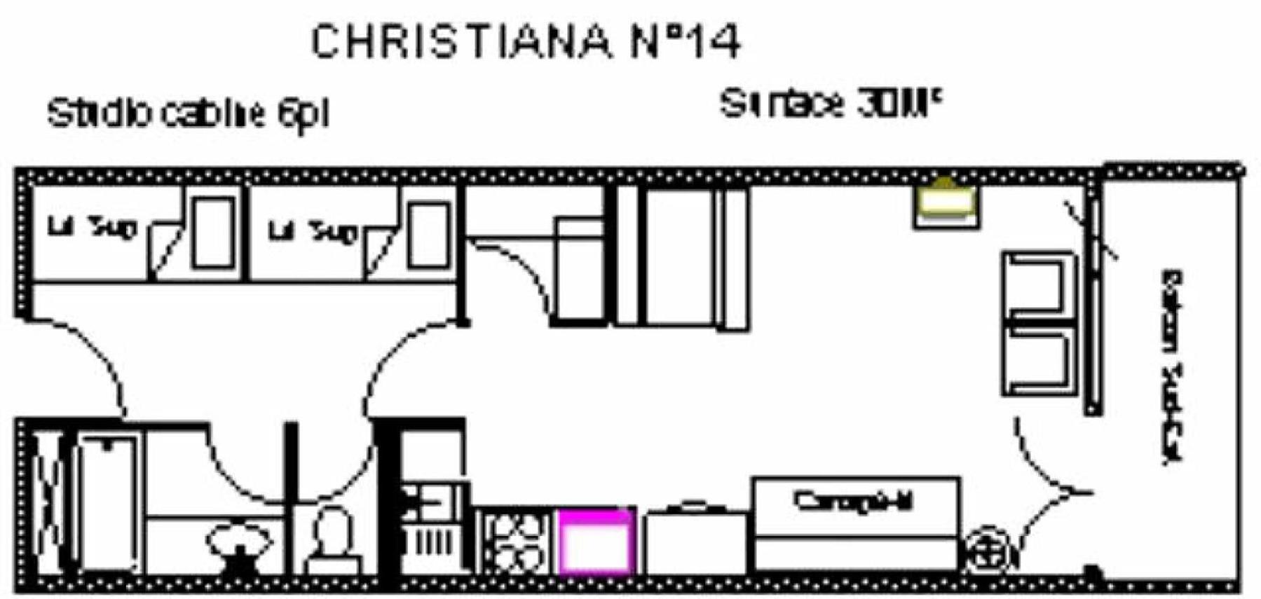 Residence Christiania - Studio Pour 6 Personnes Mae-8964 Gourette Eksteriør billede